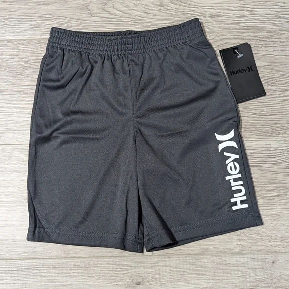 Hurley Boys' Pull On H2O-Dri Dark Grey Shorts - Picture 2 of 6
